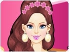 เกมส์แต่งหน้าบาร์บี้แฟชั่น Barbie Glittery Makeup