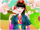 เกมส์แต่งตัวบาร์บี้ญี่ปุ่น Barbie Japanese Princess Dress Up