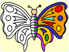 เกมส์ระบายสีผีเสื้อ Butterfly Coloring Game