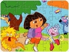 เกมส์จิ๊กซอว์ดอร่า Dora Cartoon Jigsaw