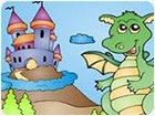 เกมส์ระบายสีปราสาท DragonCastle Coloring