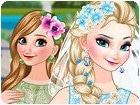 เกมส์แต่งตัวเอลซ่าและอันนาแต่งงาน Elsa And Anna Brides