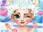 เกมส์อาบน้ำลูกสาวเอลซ่า Elsa Baby Bath