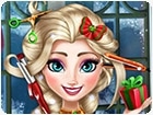 เกมส์ทําผมเจ้าหญิงหิมะ Elsa Christmas Real Haircuts