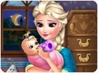เกมส์เอลซ่าเลี้ยงลูก Elsa Frozen Baby Feeding