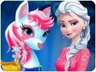 เกมส์เอลซ่าเลี้ยงม้าโพนี่ Elsa Pony Caring