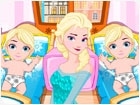 เกมส์เอลซ่าเลี้ยงลูกฝาแฝด Elsa nursing baby twins