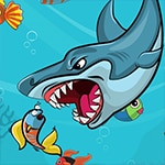 เกมส์ปลาฉลามหิว Shark Swim