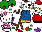 เกมส์ระบายสีฮัลโหลคิตตี้ Hello Kitty Coloring Book