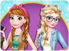 เกมส์แต่งหน้าเจ้าหญิงหิมะเหมือนจริง Modern Frozen Sisters