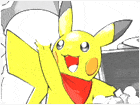 เกมส์ระบายสีโปเกม่อน Pikachu Coloring Game