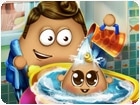 เกมส์อาบน้ำให้พู Pou Baby Wash