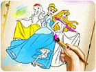 เกมส์ระบายสีเจ้าหญิง Princess Coloring Book Game