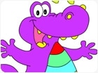 เกมส์ระบายสีจระเข้ Proud Alligator Coloring