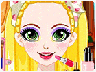 เกมส์แต่งหน้าเจ้าหญิงราพันเซล Rapunzel Glittery Makeup Game