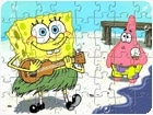 เกมส์จิ๊กซอว์สปองบ๊อบ Spongebob At Beach Jisaw