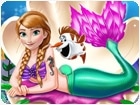 เกมส์แต่งตัวเจ้าหญิงแอนนาเป็นนางเงือก Anna Mermaid Princess