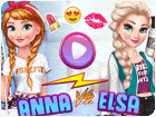 เกมส์แฟชั่นพี่น้องเอลซ่าและแอนนา Anna Vs Elsa: Fashion Showdown