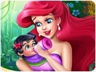 เกมส์เจ้าหญิงแอเรียลป้อนนมลูก Ariel Baby Feeding