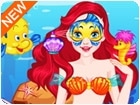 เกมส์เพ้นท์หน้านางเงือกแอเรียล Ariel Face Art