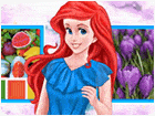 เกมส์แต่งตัวแอเรียลไปเที่ยวฤดูใบไม้ผลิ Ariel Spring Color Combos Game