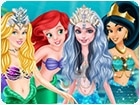 เกมส์แต่งตัวเจ้าหญิงเป็นนางเงือก Ariel Underwater Sleepover