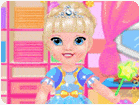 เกมส์เบบี้เอลซ่าอาบน้ำ Baby Elsa Bathing Game