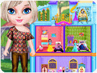 เกมส์เบบี้เอลซ่าแต่งบ้านตุ๊กตา Baby Elsa Dollhouse Designer Game