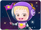 เกมส์แต่งตัวสาวน้อยในชุดนักบินอวกาศ Baby Hazel Astronaut Dressup Game