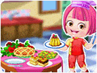 เกมส์แต่งตัวเชฟทำอาหารสาวน้อย Baby Hazel Chef Dressup Game