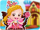 เกมส์แต่งตัวสาวน้อยเป็นนางฟ้าช็อคโกแล็ต Baby Hazel Chocolate Fairy Dressup Game