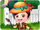 เกมส์แต่งตัวสาวน้อยเป็นชาวสวน Baby Hazel Gardener Dressup Game