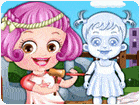 เกมส์แต่งตัวสาวน้อยเป็นช่างแกะสลักรูปปั้น Baby Hazel Mason Dressup Game