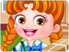 เกมส์แต่งตัวเด็กน้อยเป็นพนักงานส่งไปรษณีย์ Baby Hazel Postwoman Dressup