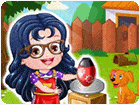 เกมส์แต่งตัวสาวน้อยเป็นช่างปั้นหม้อ Baby Hazel Potter Dressup Game