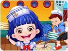 เกมส์แต่งตัวสาวน้อยฮาเซลเป็นทหารเรือ Baby Hazel Sailor Dressup Game