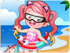 เกมส์แต่งตัวสาวน้อยน่ารักไปว่ายน้ำเล่น Baby Hazel Swimmer Dressup Game