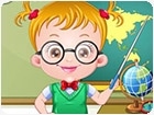 เกมส์แต่งตัวเด็กน้อยเป็นคุณครู Baby Hazel Teacher Dressup