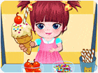 เกมส์หนูน้อยขายไอศกรีมให้สัตว์น่ารัก Baby Ice Cream Store Game