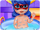 เกมส์เลี้ยงดูแลอาบน้ำเบบี้เลดี้บัค Baby Ladybug Shower Fun Game