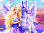 เกมส์จิ๊กซอว์บาร์บี้กับม้าเพกาซัส Barbie And Pegasus Games