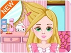 เกมส์ออกแบบผมบาร์บี้น้อย Barbie Hair Design