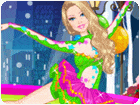 เกมส์แต่งตัวบาร์บี้ไปเต้นบนน้ำแข็ง Barbie Ice Dancer Princess Dress Up Game
