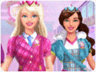เกมส์หาตัวอักษรในรูปบาร์บี้แต่งชุดนักเรียน Barbie School Uniform Secret Game