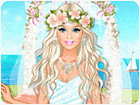 เกมส์แต่งตัวเจ้าสาวบาร์บี้แต่งงานริมทะเล Barbies Tropical Wedding Game