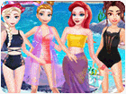 เกมส์แต่งตัวเจ้าหญิง4คนในชุดว่ายน้ำสุดเซ็กซี่ Bffs Summer Holiday Swimwear Fashion Game