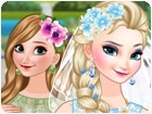 เกมส์แต่งตัวเจ้าสาวเอลซ่าและแอนนา Bride Elsa and Bridesmaid Anna