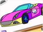 เกมส์ระบายสีรถ Cars Coloring Game