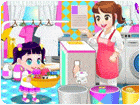 เกมส์ช่วยเด็กน้อยซักผ้า Children Laundry