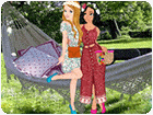 เกมส์แต่งตัวซินเดอร์เรล่ากับโมอาน่าไปเที่ยว Cinderella And Moana Staycation Game